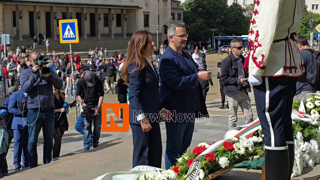 Иван Христанов и доц. д-р Стоянка Черкезова почетоха Независимостта на България