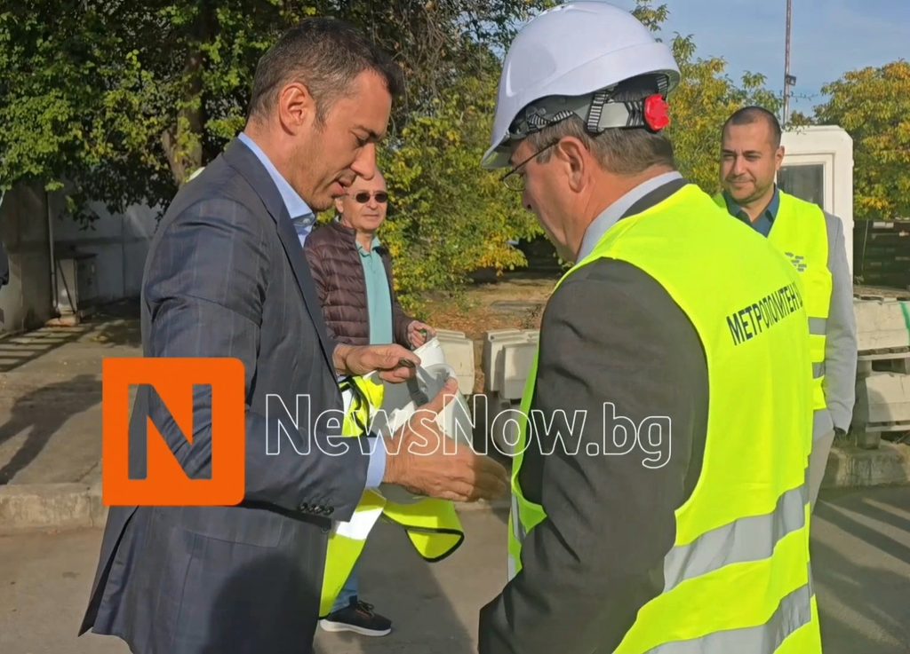 Терзиев провери изграждането на новата метростанция „Панчо Владигеров“ в „Обеля“