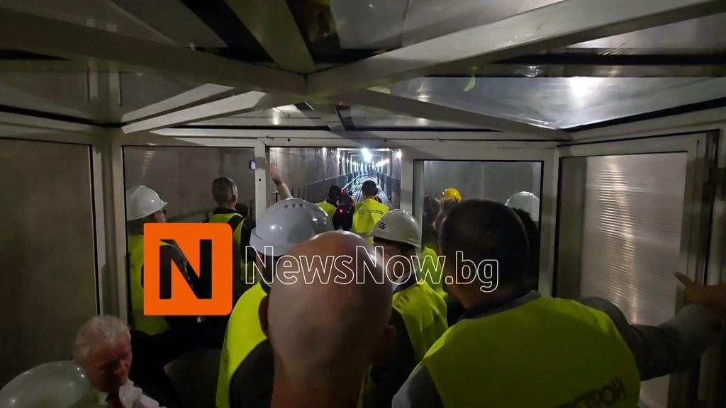 Терзиев провери изграждането на новата метростанция „Панчо Владигеров“ в „Обеля“